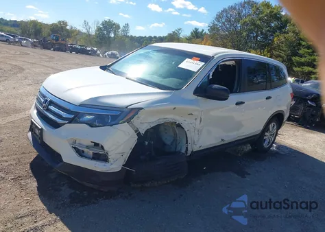 2018 Honda Pilot Lx from USA, damaged, VIN 5FNYF6H18JB052738